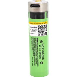 Акумуляторна батарейка LiitoKala 18650 3400mAh Lithium 1шт (Lii-USB-34B)