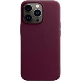 Чохол Leather Case с MagSafe для Apple iPhone 13 Pro Dark Cherry (MM1A3)
