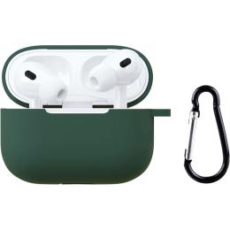 Чохол Silicone Case + Carbine для AirPods Pro 2 Dark Green