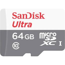 Карта пам'яті SanDisk microSDXC 64GB UHS-I Ultra A1 (SDSQUNR-064G-GN3MN)