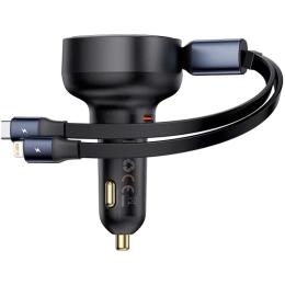 Автомобильное зарядное устройство Baseus Enjoyment Pro Car Charger 60W Cluster Black (C00057802111-00)