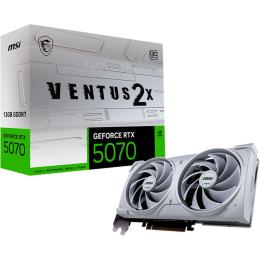 Видеокарта MSI GeForce RTX 5070 12G VENTUS 2X OC White (G5070-12V2CW) UA