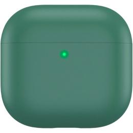 Чохол AhaStyle Ultra-Thin Colorful Silicone Case для Apple AirPods 4 Midnight Green (CP-WG172-PG)