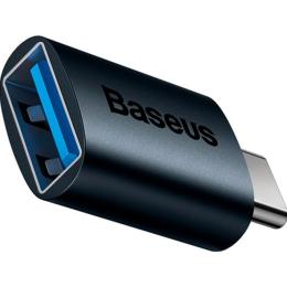Перехідник Baseus Ingenuity Series Mini OTG Adaptor USB-C to USB-A Blue (ZJJQ000003)
