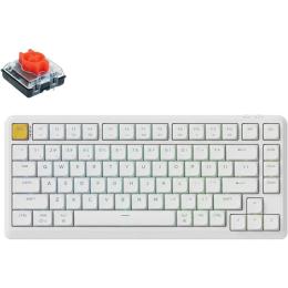 Клавиатура Keychron J1 82 Key K Pro Red Switch RGB White (J1-Q1-UA)