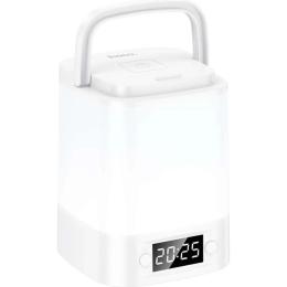 Ночной светильник Hoco HX15 Smart Clock Night Light White