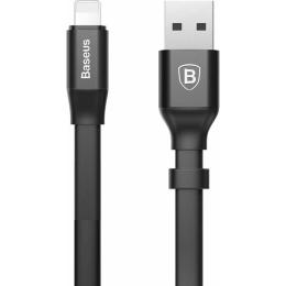 Кабель Baseus Nimble Portable USB to Lightning 0.23m Black (CALMBJ-B01)
