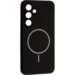 Чохол DK Luxury Silicone Case with MagSafe для Samsung Galaxy S24 FE Black