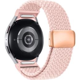 Ремінець ArmorStandart Braided Solo Loop для Samsung Galaxy Watch 7/FE/6/6 Classic/5/5 Pro/4/4 Classic Rose Gold (ARM86841)