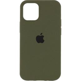 Чохол Silicone Case для Apple iPhone 15 Pro Max Dark Olive AA