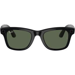 Смарт-окуляри Ray-Ban Meta Wayfarer Shiny Black Frame Green Lenses (RW4008 601/71 53-22)
