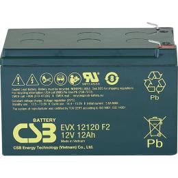 Акумулятор CSB AGM 12V (12V/12Ah/144Wh) (EVX12120)