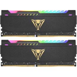 Модуль памяти DDR4 Patriot Viper Steel RGB 2x32GB 3600MHz Black (PVSR464G360C0K)