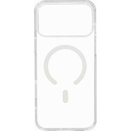 Чехол Mango Premium Acrylic with Magnetic Ring with Button для Apple iPhone 17 Clear