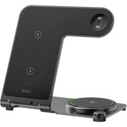 Бездротовий зарядний пристрій WiWU Power Air 3 in 1 15W (Wi-W005)