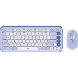 Комплект (клавиатура + мышь) Logitech POP Icon Combo Bluetooth UA Lilac (920-013078)