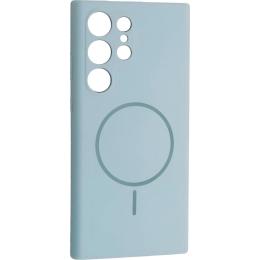 Чохол DK Luxury Silicone Case with MagSafe для Samsung Galaxy S24 Ultra Sky Blue
