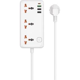 Сетевой фильтр WiWU Cube Wi-S005 30W GaN Power Strip EU White (6977703654196)