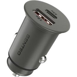 Автомобильное зарядное устройство Senteo Q-06 Ferro Series PD3.0+QC3.0 63W Black