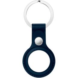 Чехол для поисковой метки Apple AirTag Leather Key Ring Stormblue HC