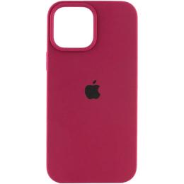 Чехол Silicone Case для Apple iPhone 15 Pro Maroon AA