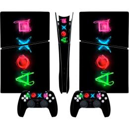 Наклейки для консоли DK Console Skin Sticker для PS5 Slim Digital (0137)