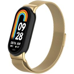 Ремінець ArmorStandart  Milanese Magnetic Band для Xiaomi Smart Band 8 / 9 / 10 Gold (ARM69919)