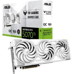 Видеокарта Asus TUF Gaming GeForce RTX 5070 Ti OC 16GB White (TUF-RTX5070TI-O16G-WHITE-GAMING) EU