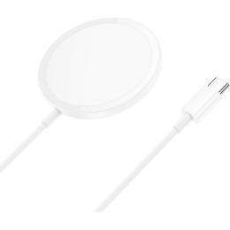 Беспроводное зарядное устройство Hoco CW52 Enjoy 15W White (6942007611374)