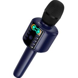 Микрофон с караоке Hoco L24 Shine Blue