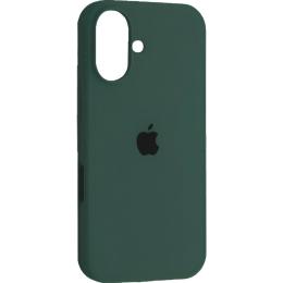 Чохол Silicone Case для Apple iPhone 16 Forest Green AA