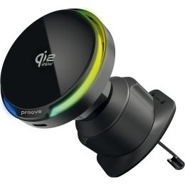 Автодержатель с беспроводной зарядкой Proove Spark Qi2.2 25W Black (WHSQ25002001)