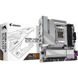 Материнська плата Gigabyte B650M AORUS Elite AX Ice