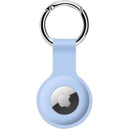 Чохол для пошукової мітки Apple AirTag Silicone Key Ring Light Blue HC