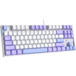 Клавиатура MageGee MK-Star Red Switch Lilac (6971969728752-UA)