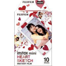 Фотобумага Fujifilm Instax Mini Heart Sketch 1x10 (16799926)