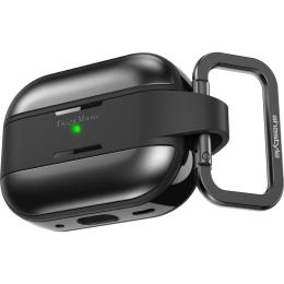 Чохол AhaStyle Rugged Aluminium Case для AirPods Pro 2 Black