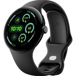 Смарт-часы Google Pixel Watch 3 45mm LTE Black Aluminum Case/Obsidian Active Band