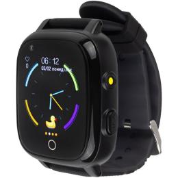Дитячий водонепроникний смарт-годинник AmiGo GO005 4G WIFI Thermometer Black