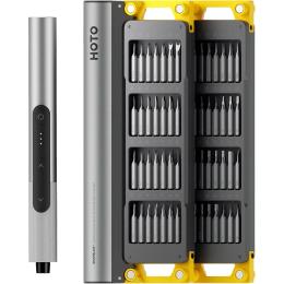 Електровикрутка з комплектом біт HOTO SNAPBLOQ Screwdriver Kit 56pcs S-A01 Black