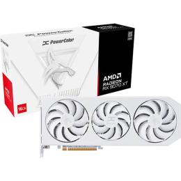 Видеокарта PowerColor Hellhound Spectral White AMD Radeon RX 9070 XT 16GB (RX9070XT 16G-L/OC/WHITE) UA