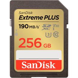 Карта памяти SanDisk Extreme Plus SDXC 256GB UHS-I U3 V30 Class 10 (SDSDXWV-256G-GNCIN)
