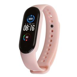 Силіконовий ремінець для Xiaomi MI Band 5 / MI Band 6 (Pink Sand)