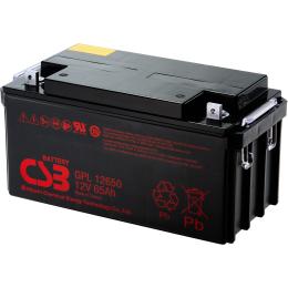 Акумулятор CSB AGM 12V (12V/65Ah/780Wh) (GPL12650)