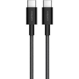 Кабель CUKTECH CTC315P USB-C to USB-C Braided 60W 1.5m Light Grey (CKCTC315PCHG)