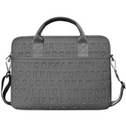 Сумка для ноутбука WiWU Cosmo Slim Case for MacBook 13,3" / 14" Grey (6957815515868)