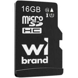 Карта памяти Wibrand microSDHC 16GB Class 10 UHS-I (WICDHU1/16GB)