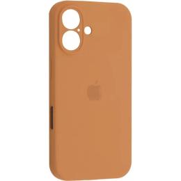 Чохол Silicone Case Camera Protect для Apple iPhone 16 Peach AA