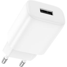 Сетевое зарядное устройство Hoco C134A Solid 12W White (6942007621304)