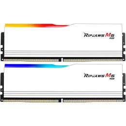 Модуль пам'яті DDR5 G.Skill Ripjaws M5 RGB 2x32GB 6400MHz White (F5-6400J3239G32GX2-RM5RW)